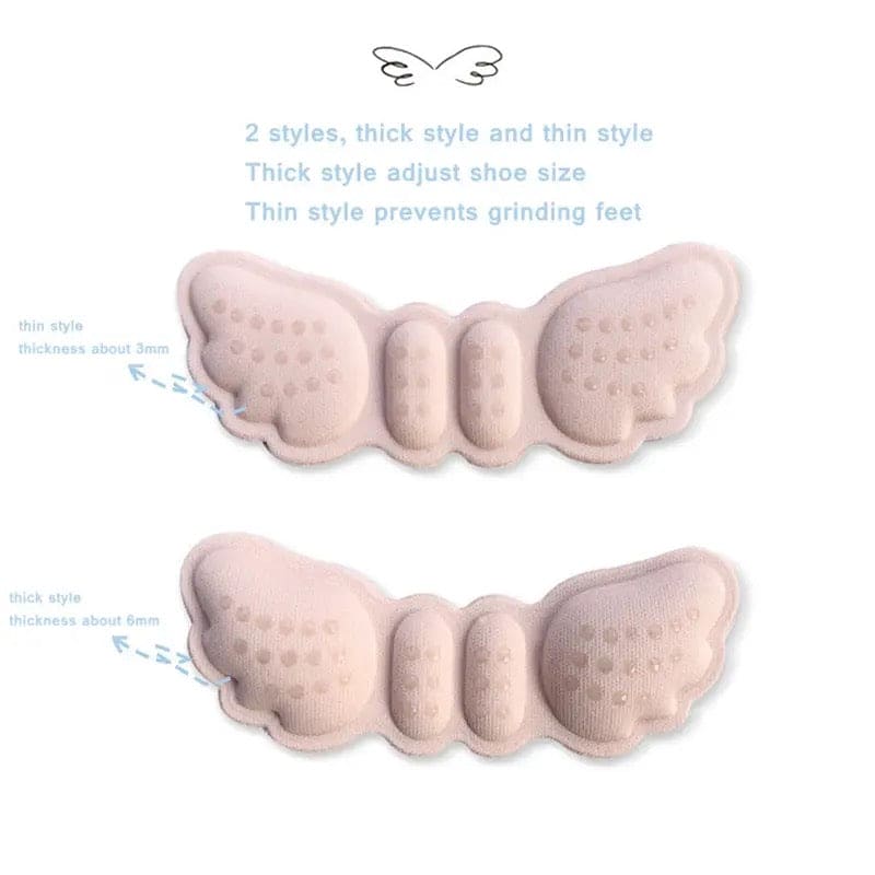 Pair Of Butterfly Shoe Insole, Heel Liner Grips Protector, Anti Keep Abreast Heel Pads, Foot Care Insert Cushion, Anti Slip Shoe Massage Insoles Stickers, Heel Cushion Snugs, Shoe Sole Supporter Pair Of Butterfly Shoe Insole, Heel Liner Grips Protector, Anti Keep Abreast Heel Pads, Foot Care Insert Cushion, Anti Slip Shoe Massage Insoles Stickers, Heel Cushion Snugs, Shoe Sole Supporter